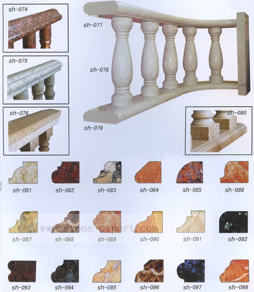 Stone Products Series,Baluster and Railing,Marble balustrade