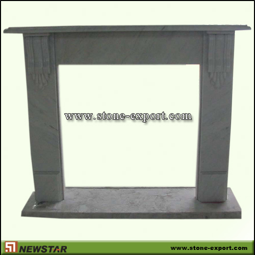 Fireplace Mantels,Marble Fireplace,White Marble