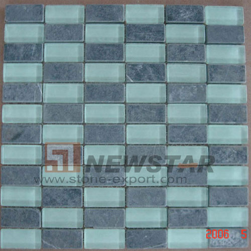 Marble Products,Marble with Glass Mosaic,Marble & Glass