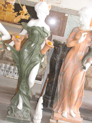 Stone Products Series,Sculpture and Carving Stone,Green Marble