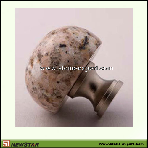Stone Products Series,Stone knobs and Handles,Granite sand yellow 