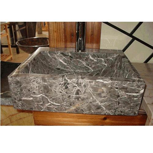 Stone Sink and Basin,Stone Basin,Dark Emperador