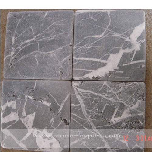 Marble and Onyx Products,Brushed Marble(Tumbled Marble),China Nero Margiua Tumbled