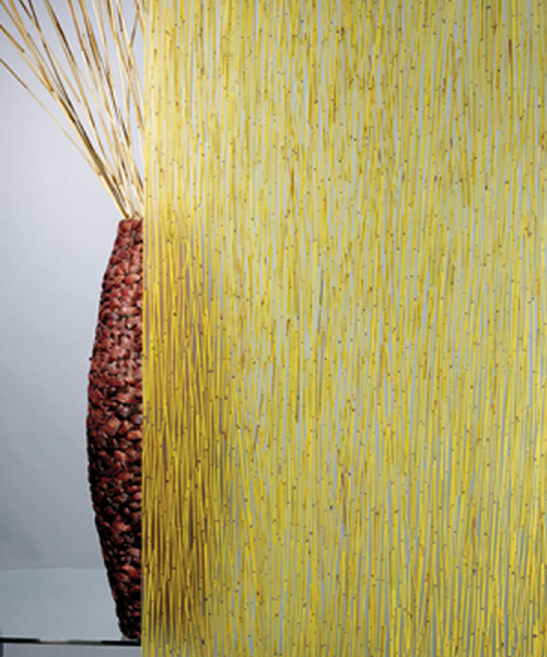 Artificial Stone,Screen color,Yellow mini bamboo rice