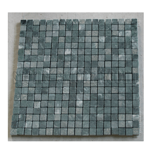 Mosaic Tile,Marble Mosaic,Verde Alpi